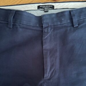 Banana Republic Men's Dark Blue Chinos 36x32